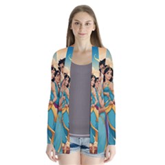 Aladin & Jasmine Wall Art Drape Collar Cardigan by Project51