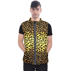 Leopard Faux Fur Animal Print Men s Puffer Vest by dressshop