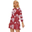 Valentine Long Sleeve Babydoll Dress View2