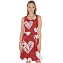 Valentine Knee Length Skater Dress With Pockets View1