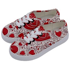 Be My Valentine Kids  Classic Low Top Sneakers by pollyparadiseartshop