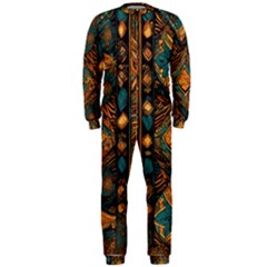 Tribal Chic Onepiece Jumpsuit (men) by pollyparadiseartshop