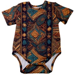 Tribal Chic Baby Short Sleeve Bodysuit by pollyparadiseartshop