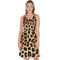 Leopard Knee Length Skater Dress With Pockets View1