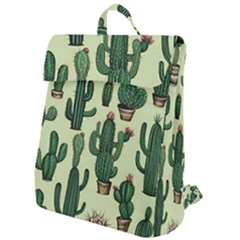 Cactus  Flap Top Backpack by pollyparadiseartshop