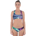 Northern Lights Aurora Night Nature Cross Back Hipster Bikini Set View1