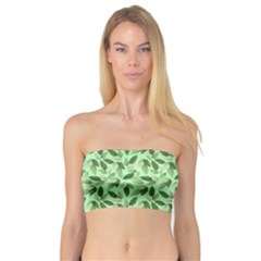 Leaves Pattern Texture Seamless Bandeau Top by Hannah976