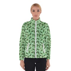 Leaves Pattern Texture Seamless Women s Bomber Jacket by Hannah976