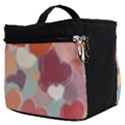 Valentines Day Hearts Romance Love Make Up Travel Bag (Small) View2