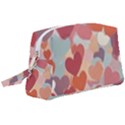 Valentines Day Hearts Romance Love Wristlet Pouch Bag (Large) View1