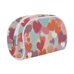 Valentines Day Hearts Romance Love Make Up Case (small) by Posterlux