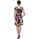 Roses Drawstring Hooded Dress View2