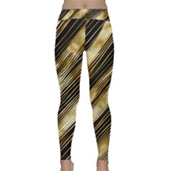 Gold Rush Classic Yoga Leggings by pollyparadiseartshop