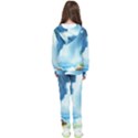 Delicate Watercolor Painting Surreal Oasis Scene With Intense Dramatic Lighting Kids  Tracksuit View2