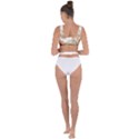 Abstract Sun Boho Bohemian Design Bandaged Up Bikini Top View2