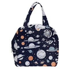 Space Galaxy Universe Stars Sky Boxy Hand Bag by Paksenen