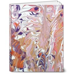 Pour Flames 7  X 9  Hardcover Notebook by kaleidomarblingart