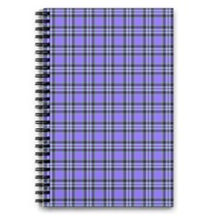 Blue Tartan Plaid 1 5 5  X 8 5  Notebook by dressshop