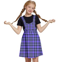 Blue Tartan Plaid 1 Kids  Apron Dress by dressshop