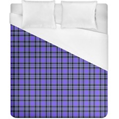 Blue Tartan Plaid 1 Duvet Cover (california King Size) by dressshop