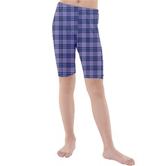 Purple Plaid Tartan 1 Kids  Mid Length Swim Shorts by dressshop