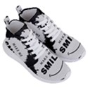 Black And White Simple Make Me Smile T Shirt 20250203 014057 0000 Women s Lightweight High Top Sneakers View3