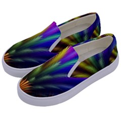 Abstract Colors - , Abstract Colors Kids  Canvas Slip Ons by kyorashop23