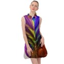 Abstract Colors - , Abstract Colors Sleeveless Shirt Dress View1