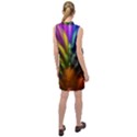 Abstract Colors - , Abstract Colors Sleeveless Shirt Dress View2