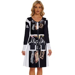 The Fear Has Arrived 20250211 181959 0001 The Fear Has Arrived 20250211 181959 0000 Long Sleeve Dress With Pocket by 120503