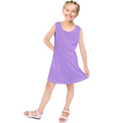 Luscious Lavender Hex #cca3e7 Kids  Tunic Dress by dressshop