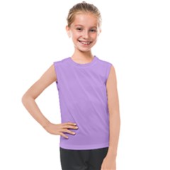 Luscious Lavender Hex #cca3e7 Kids  Mesh Tank Top by dressshop