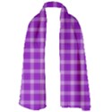 Purple Plaid Tartan 3 Lightweight Scarf  View1