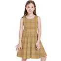 Autumn Fall Plaid Tartan 1 Kids  Skater Dress View1