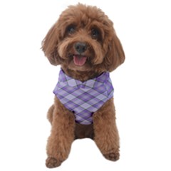 Purple Plaid Tartan 2 Diagonal Dog Sweater by dressshop