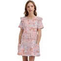 Boho Pattern Kids  Frilly Sleeves Pocket Dress View1