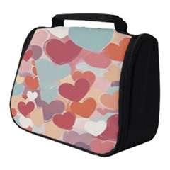 Valentines Day Hearts Romance Love Full Print Travel Pouch (small) by Posterlux