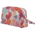 Valentines Day Hearts Romance Love Wristlet Pouch Bag (Large) View2