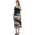 Hokusai Moutains Japan T-Shirt Midi Dress With Pockets View2