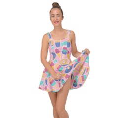 Ice Cream Donut Sweets Candie Inside Out Casual Dress by Apenda