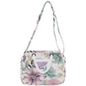 Flowers Pattern Floral Rope Handles Shoulder Strap Bag View3