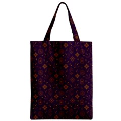 Moon Stars Pattern Zipper Classic Tote Bag by Sabxi