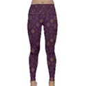 Moon Stars Pattern Lightweight Velour Classic Yoga Leggings View1