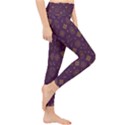 Moon Stars Pattern Lightweight Velour Classic Yoga Leggings View4