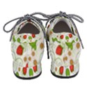 Strawberry Fruit Pattern Leaves Pointed Oxford Shoes View4