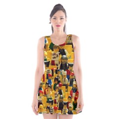 Lego People, Games Scoop Neck Skater Dress by kyorashop23