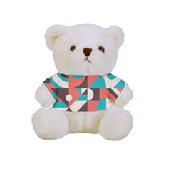 Retro Colorful Background, Retro Abstraction Full Print Cuddly Teddy Bear by kyorashop23