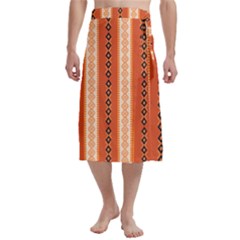 Geometrical Geometric Pattern Traditional Men s Hawaiian Lavalava Ie Faitaga Wrap Skirt by Sabxi