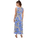 Abstract Pattern V-Neck Chiffon Maxi Dress View2