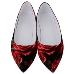 Red Roses Women s Low Heels by Sabxi